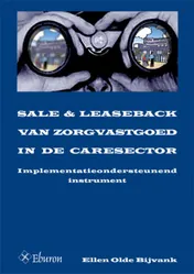 Omslag van Sale & leaseback van zorgvastgoed in de caresector
