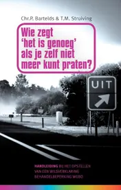 Omslag van Wie zegt 'het is genoeg' als je zelf niet meer kunt praten?