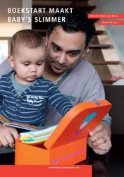 Omslag van BoekStart maakt baby’s slimmer