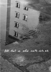 Omslag van All that is solid melts into air