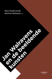 Omslag van SEL-reeks 19: Jan Walravens en de beeldende kunsten