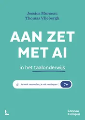Omslag van Aan zet met AI in het taalonderwijs