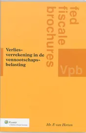 Omslag van Verliesregelingen in de vennootschapsbelasting