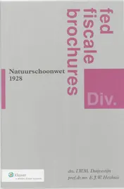 Omslag van Natuurschoonwet 1928