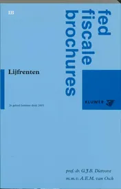Omslag van Lijfrenten
