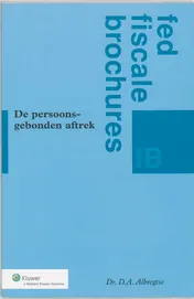 Omslag van De persoonsgebonden aftrek