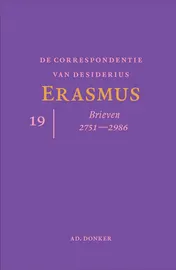 Omslag van De correspondentie van Desiderius Erasmus deel 19