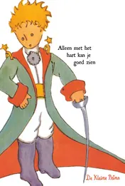 Omslag van De Kleine Prins wenskaarten met envelop,set 10 ex.assorti