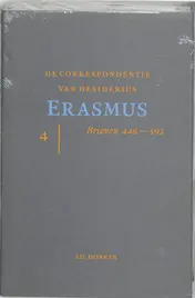 Omslag van De correspondentie van Desiderius Erasmus IV
