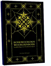 Omslag van Boekwoorden woordenboek