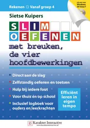 Omslag van SLIM OEFENEN met breuken, o.a. de vier hoofdbewerkingen
