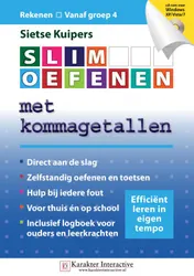 Omslag van SLIM OEFENEN met kommagetallen