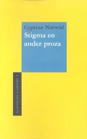 Omslag van Stigma en ander proza
