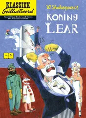 Omslag van de tragedie van Koning Lear