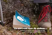 Omslag van De ene voet voor de andere