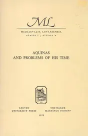 Omslag van Aquinas and Problems of his Time