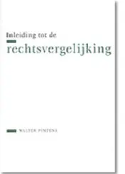 Omslag van Inleiding tot de rechtsvergelijking