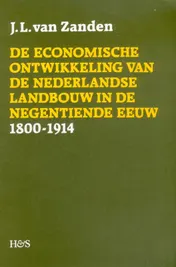 Omslag van Economische ontw. ned. landbouw 19e eeuw