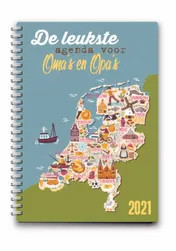 Omslag van De leukste agenda voor oma's en opa's 2021