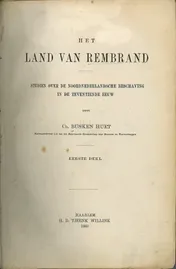 Omslag van Het land van Rembrand