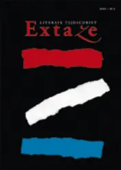 Omslag van Extaze 2012-3 Literair tijdschrift