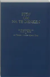 Omslag van Stof om na te denken