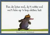 Omslag van Fan de lytse mol dy't witte wol