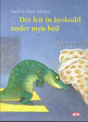 Omslag van Der leit in krokodil under myn bed