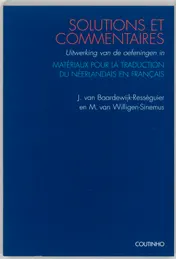 Omslag van Solutions et commentaires