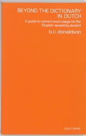Omslag van Beyond the dictionary in Dutch