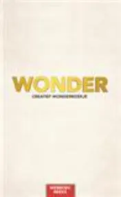 Omslag van Wonder -white