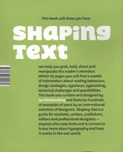 Omslag van Shaping Text