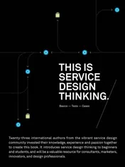 Omslag van This is service design thinking