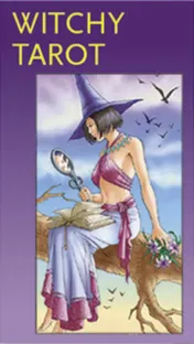 Omslag van Scarabeo Tarot voor de Jonge Heks / Teen Witches Tarot
