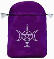 Omslag van Tarot buidel Wicca satijn