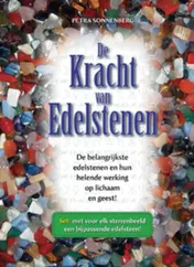 Omslag van De Kracht van Edelstenen Set (boek en ongebleekt katoenen zakje met 12 edelsteentjes)