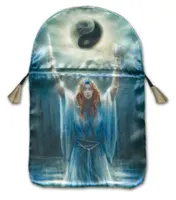 Omslag van Tarotbuidel Priesteres (satijn)