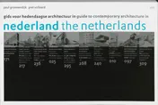 Omslag van Gids voor hedendaagse architectuur in Nederland / Guide to contemporary architecture in the Netherlands