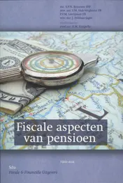 Omslag van Fiscale aspecten van pensioenen