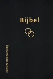 Omslag van Bijbel Huwelijksbijbel Herziene Statenvertaling zwart