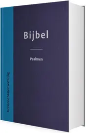 Omslag van Bijbel met Psalmen vivella en index (HSV) + koker - 8,5 x 12,5 cm