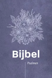 Omslag van Bijbel (HSV) met Psalmen - vivella paars