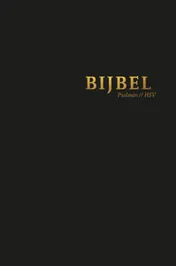 Omslag van Bijbel (HSV) met psalmen - hardcover zwart