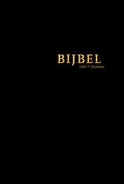 Omslag van Bijbel (HSV) met psalmen - 14 x 21 hardcover zwart