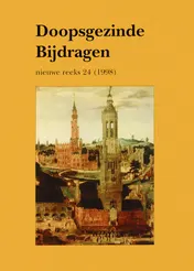 Omslag van DOOPSGEZINDE BIJDRAGEN [NIEUWE REEKS] 24 - 1998