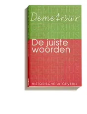 Omslag van De juiste woorden