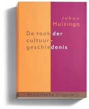 Omslag van De taak der cultuurgeschiedenis