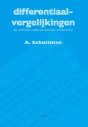 Omslag van Differentiaalvergelykingen