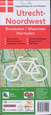 Omslag van Citoplan fietsplattegrond Utrecht Noord-West