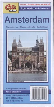 Omslag van Citoplan uitgebreide centrumkaart Amsterdam